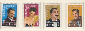 GRENADA GRENADINES STAMP SET MNH 1992 50TH ANNIVERSARY OF THE USO BING CROSBY - Picture 1 of 1
