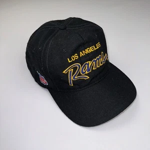 LOS ANGELES RAMS 90er Vintage Sport Spezialitäten Kuppel Skript Wollmütze NFL DRUCKKNOPFLASCHE NEU MIT NEUEM - Bild 1 von 22