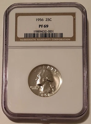 NGC 1956 Washington Quarter Unc Proof PF69 (B) - Image 1 of 2