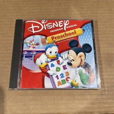 Disney Program Manual Preschool  CD-ROM PC Video Games - Image 1 of 4
