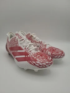 Adidas Adizero Electric Men’s Size 11.5 Red Snake Attack Football Cleats IH8571 - Picture 1 of 8