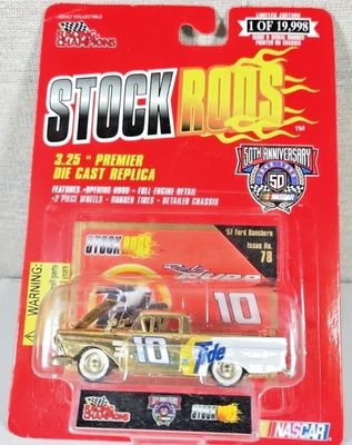 Racing Champions 1998 Stock Rods Ricky Rudd 10 Tide Gold 57 Ford Ranchero sellado Foto 1 de 4