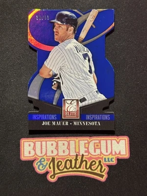 2014 Panini Elite Inspirations /93 Blue Joe Mauer #69 - Image 1 of 2