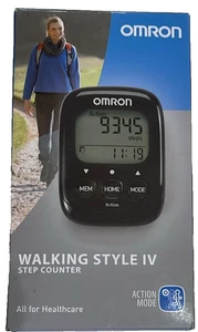 Omron Walking Style IV Schrittzähler - schwarz - Bild 1 von 2