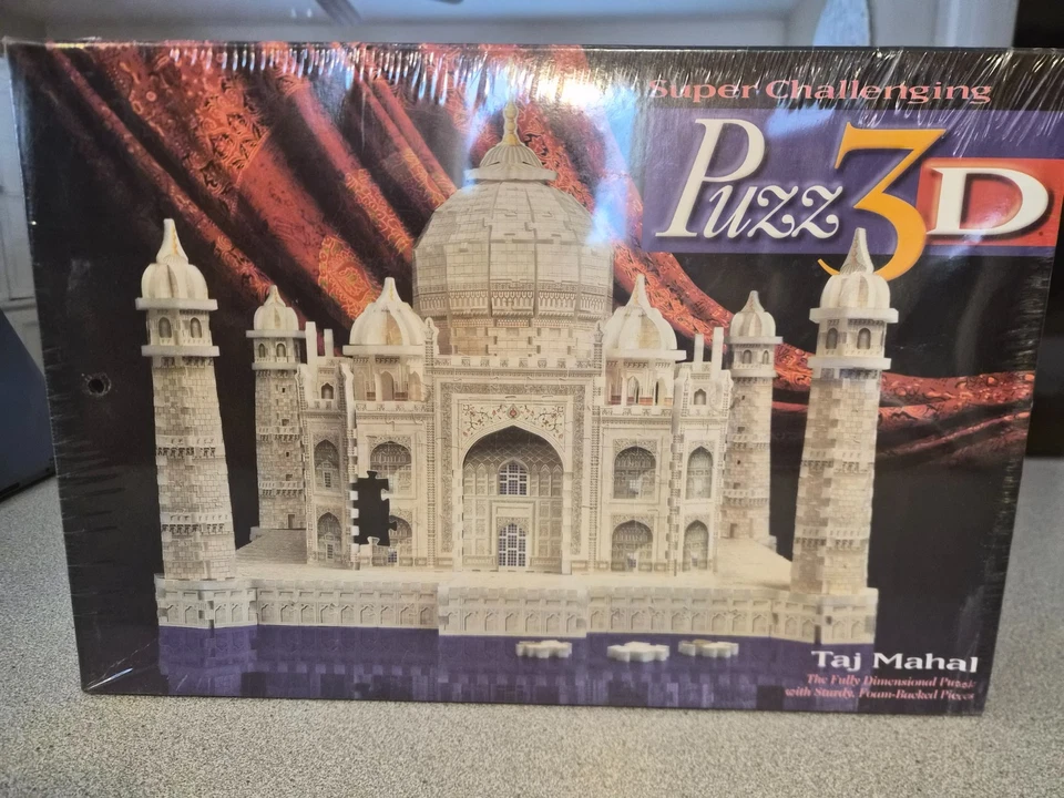 Puzz3D TAJ MAHAL ¡NUEVO!, ¡todavía sellado!, ¡súper desafiante!  1077 Piezas Foto 1 de 1