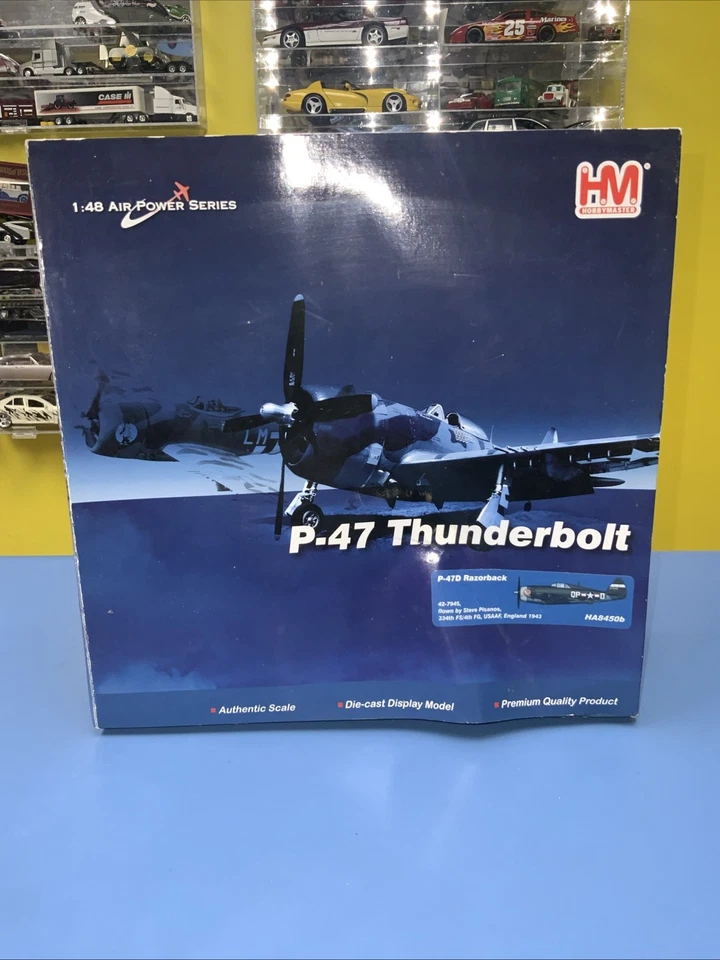 Hobby Master P-47D Thunderbolt Razorback Flown by Steve Pisanos HA8450b 1:48 - Image 1 of 4