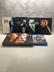 24 TV Series DVD Jack Bauer Kiefer Sutherland Season 1-7 Complete, #7 Blu Ray - Picture 1 of 3