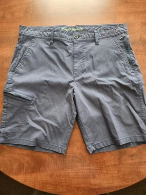 Pantalones Cortos Carga English Laundry Para Hombre Talla 36 Azul Algodón Ripstop Foto 1 de 3