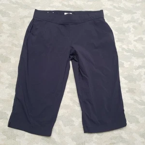 Pantalone Columbia donna XL blu pull on Capri outdoor - Foto 1 di 10
