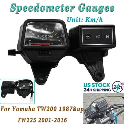 Velocímetro velocímetro medidor de instrumento para Yamaha TW200 Trailway TW225 2001-16 Foto 1 de 4