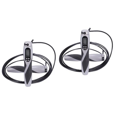  2 Count Seil Mit Der Zähler Überspringen Intelligentes Springseil - Bild 1 von 4