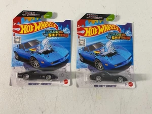 2 Posten Rarität Hot Wheels Farbschalthebel schwarz 1980 Chevy Corvette Transformers NEU - Bild 1 von 8