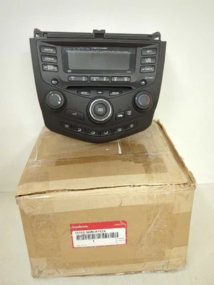 New OEM Honda Radio Face heater Control HVAC 2003-2007 Accord Coupe 7BX0 7BX1 - Image 1 of 4