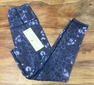 Sweaty Betty superweiche Yoga 7/8 Leggings Gr. XS blau Leopardenmuster - Bild 1 von 6