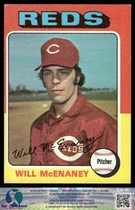 1975 Topps #481 Will McEnaney RC Cincinnati Reds 2.2F - Picture 1 of 2