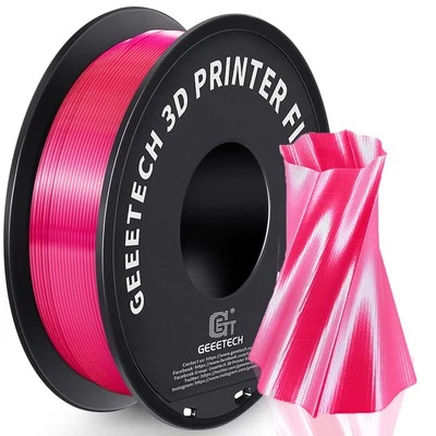 【购买 3 免费获得 2!添加 5】GEEETECH PLA /ABS+/PETG/TPU 3D 打印机长丝 1KG 美国 — 第 1/4 张图片