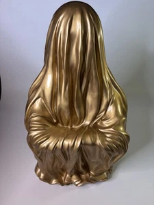 Grandin Road Golden Ghost Bust Halloween Vintage Resin Statue Horror 27x16x14 LG - Picture 1 of 12