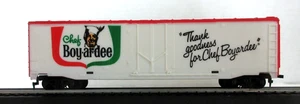 Tyco Chef Boy-ar-dee 50’ HO Box Car, All Steps   no brake wheel - Picture 1 of 4
