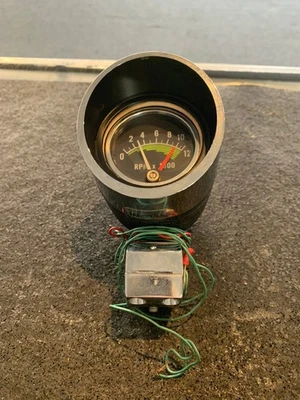 Vintage Universal 2 or 4 stroke Motorcycle Tachometer - Bild 1 von 3