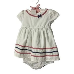 Nuevo Vestido Vintage Algodón Carter’s Talla 3 Meses - Imagen 1 de 6