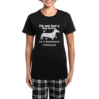 Pijama oscuro para mujer CafePress Dachshund Mommy (544338579) Foto 1 de 4