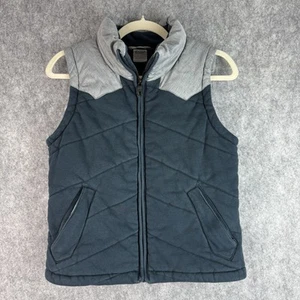 Nike SB 6.0 Quilted Vest Youth M (7-9) Blue Gray Full Zip Outerwear Gorpcore - Picture 1 of 16