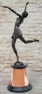Chiparus Bailarina Egipcia Art Deco Estatuilla de Bronce GRANDE Estatua Escultura Decoración - Imagen 1 de 10