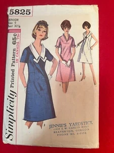 Simplicity 5825, CUT, Complete, Junior, Size 9 - Picture 1 of 2