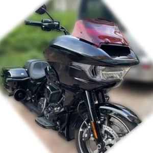 Motorcycle Accessories New 9" Wave Windshield Colorful Windscreen-RED - Foto 1 di 2