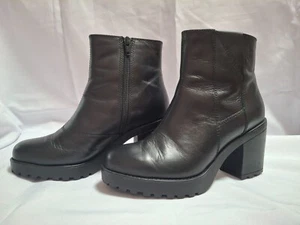 Vagabond Grace schwarzer Leder Bootie - Blockabsatz - Damengröße EU 36 US 5,5 - Bild 1 von 11