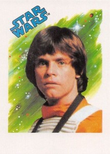 2017 Topps Star Wars Sugar Free Bubble Gum Luke Skywalker
