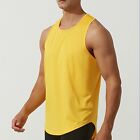 Fashionable Mens Plain T Shirt Breathable Gym Tank Top Sleeveless Shirt