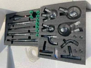 Organic Chemistry Full Kit Complete Set Laboratory Glassware Professional 24/40 - Picture 1 of 6