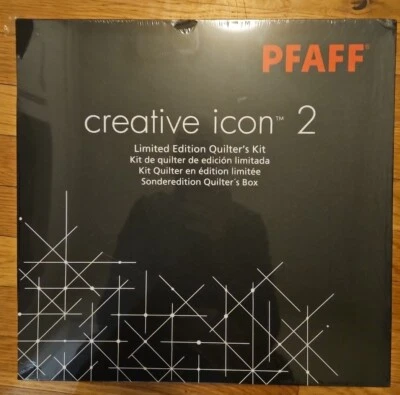Pfaff Creative Icon 2  Quilters Kit Limited Edition I New Unopened Box - Image 1 of 2