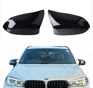 Tapa de cubierta de espejo retrovisor negro brillante para BMW X3 F25 X4 F26 X5 F15 X6 F16 2014-18 - Imagen 1 de 5