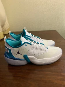 2020 Jordan React Elevation Low Basketball Shoes Promo Tagged White/Teal Size 14 - Picture 1 of 6