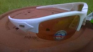 Maxx HD Sunglasses Dynasty 2.0 white golf driving lens brown TR90 E5 - Picture 1 of 8
