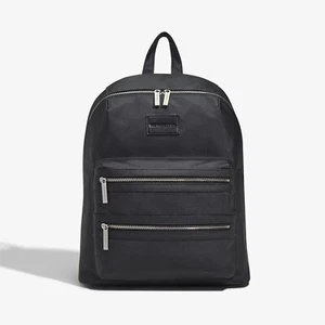 NEU MIT ETIKETT EHRLICH BESCHICHTETER SCHWARZER CANVAS CITY RUCKSACK - Bild 1 von 4