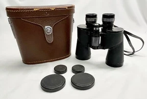 Swift Saratoga Binoculars 8x40 Model 801 with Leather Case & Lens Covers - Nice - Picture 1 of 12