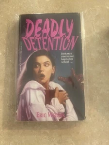 Deadly Detention Eric Weiner YA Teen Horror Vintage Paperback Book!! Z-fave!! - Picture 1 of 3