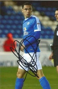 PETERBOROUGH: CALLUM CHETTLE SIGNED 6x4 ACTION PHOTO+COA - Picture 1 of 1