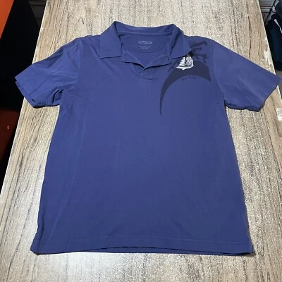 Camisa polo masculina Crazy Shirts Hawaii San Diego veleiro tamanho P #19570 - Imagem 1 de 4