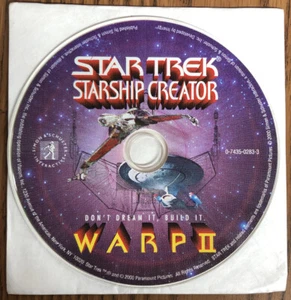 Star Trek: Starship Creator Warp II (Windows/Mac, 2000) solo disco - Imagen 1 de 2
