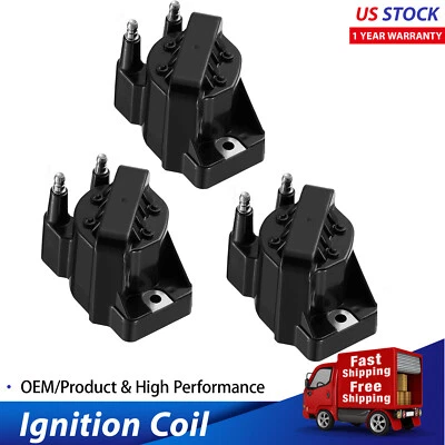 Set of 3 Ignition Coil Packs DR39 5C1058 For 1989-1996 Buick Regal 3.1L V6 - Image 1 of 4