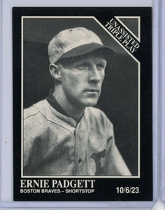 1991 TSN Conlon Collection #206 Ernie Padgett - Boston Braves - SHIPS FREE