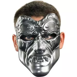 Disguise - Evil Masquerade Mask - Adult Costume Accessory - Silver - One Size - Picture 1 of 2