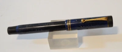 VINTAGE PARKER DUOFOLD SENIOR LAPIS LAZULI OVER SIZE FOUNTAIN PEN 1930s - Image 1 of 4