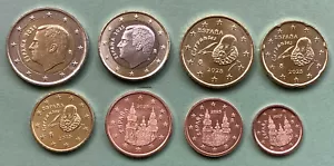 Spagna euro kms tutte le 8 monete in euro da 1 centesimo a 2 euro monete anno a scelta - Foto 1 di 19