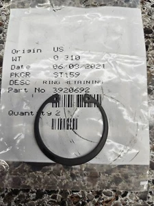 CUMMINS RETAINING RING 3920692 - Foto 1 di 1
