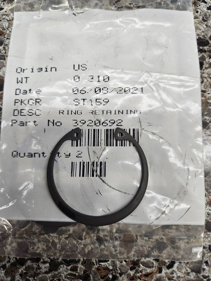 ANILLO DE RETENCIÓN CUMMINS 3920692 Foto 1 de 1
